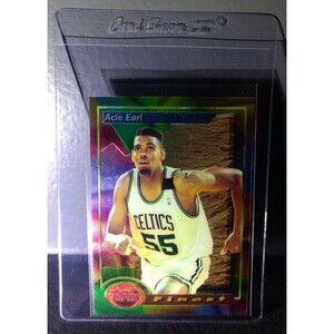 1993-94 Topps Finest Acie Earl #24 Rookie Basketball Card